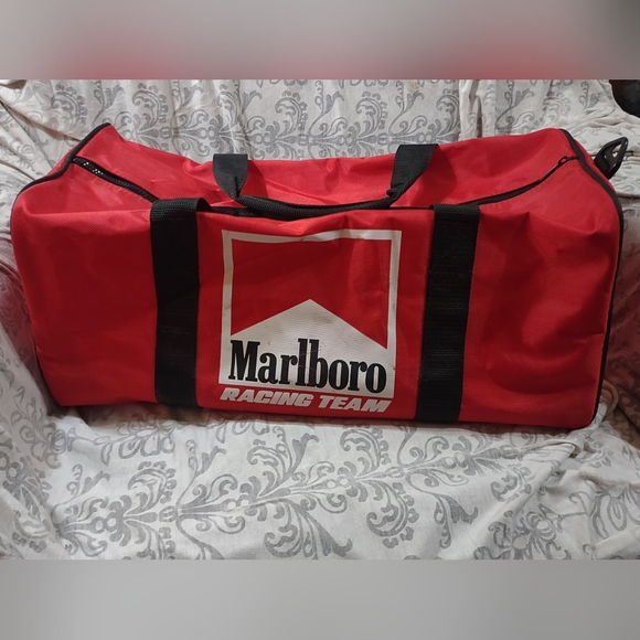 Marlboro Bags Marlboro Racing Red Duffle Bag Poshmark